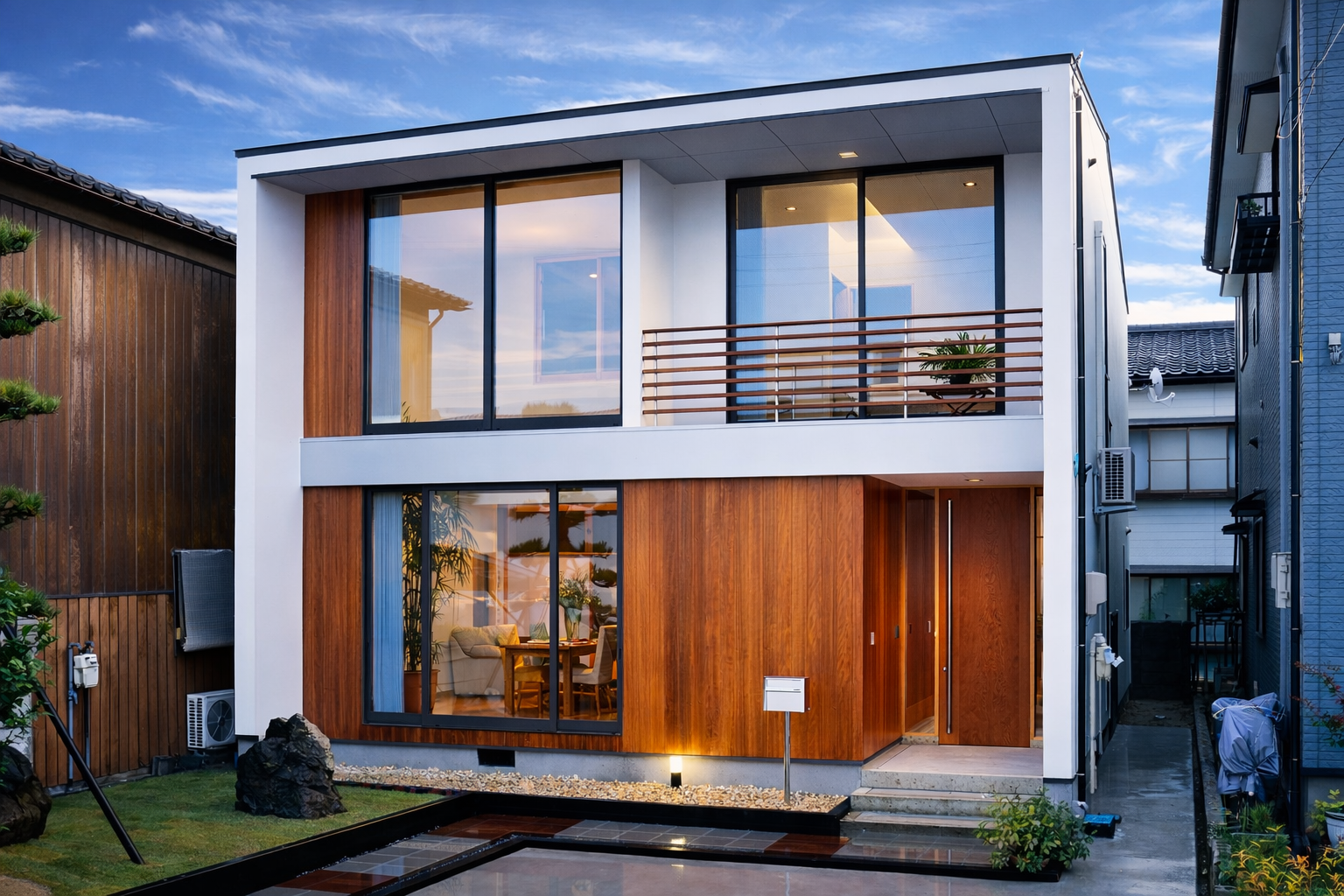 モダンスクエアハウス